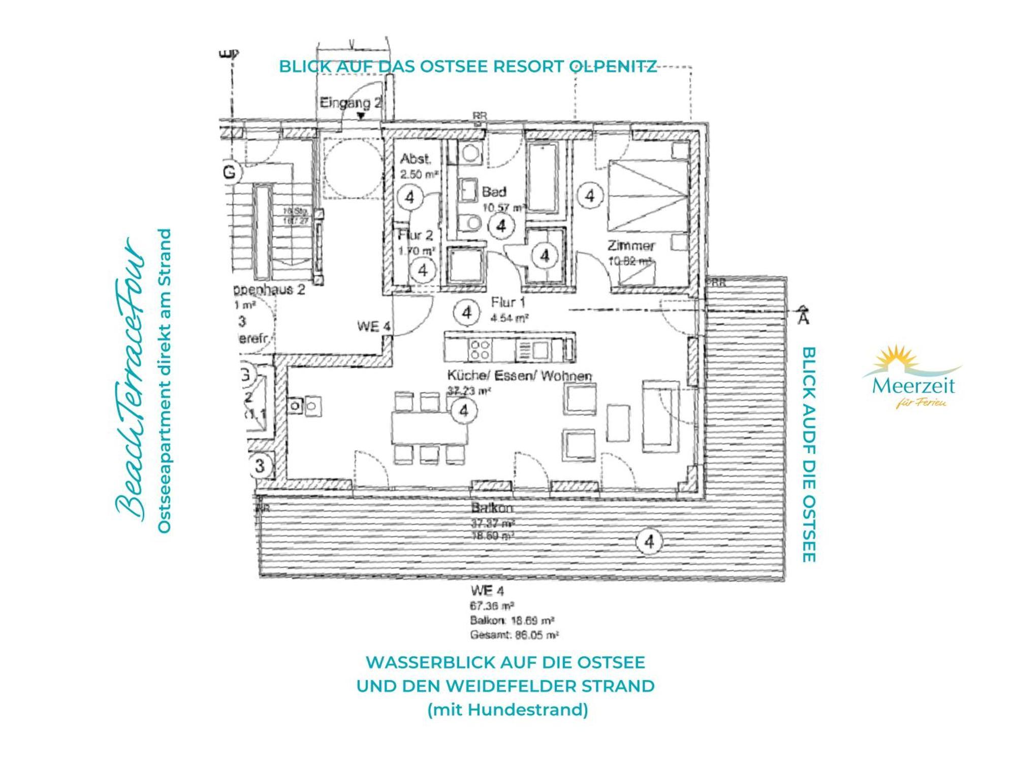 BeachTerraceFour- EG, Meerblick, Terrasse, Kamin, Sauna Olpenitz Exterior foto