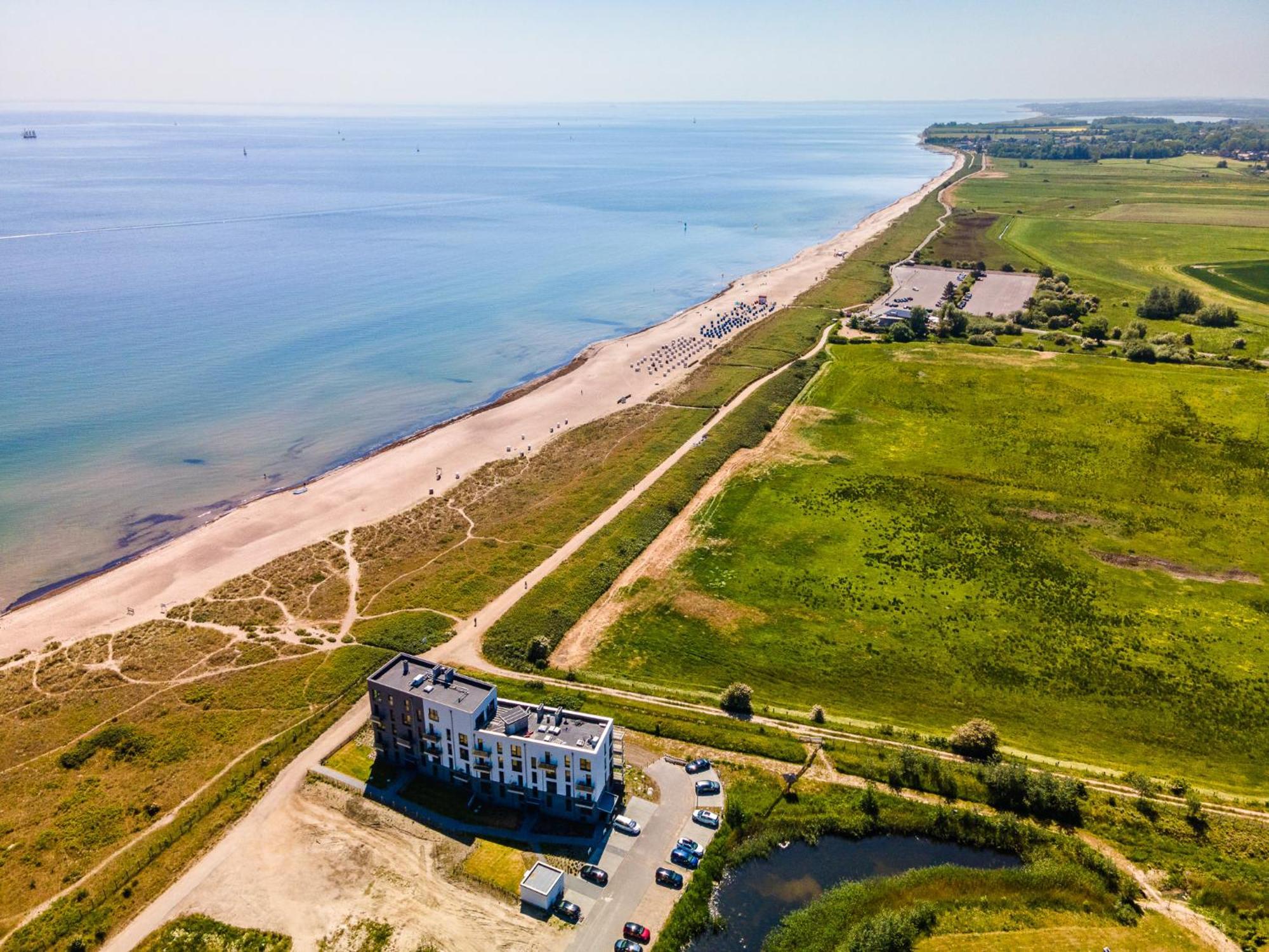 BeachTerraceFour- EG, Meerblick, Terrasse, Kamin, Sauna Olpenitz Exterior foto