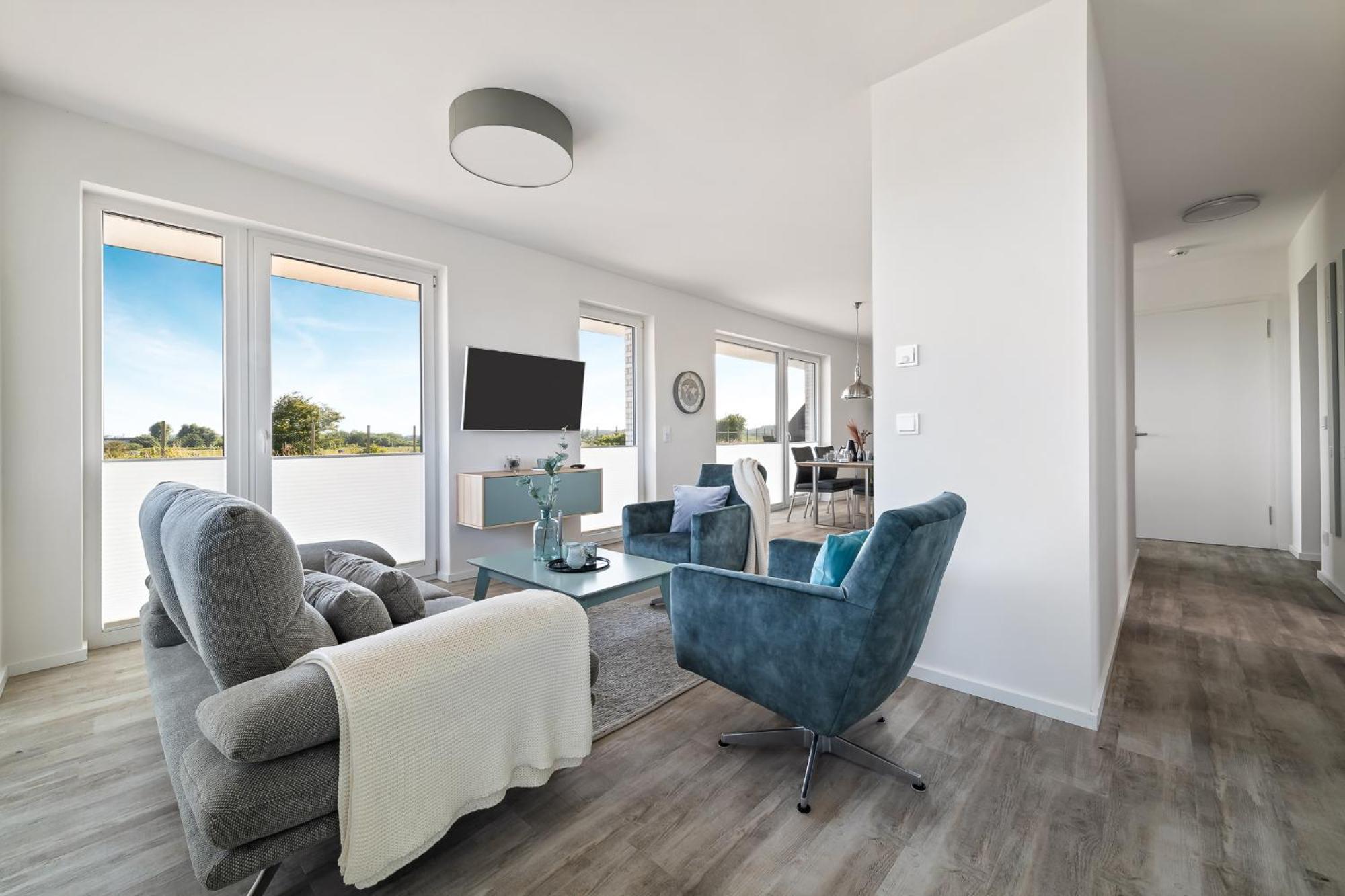 BeachTerraceFour- EG, Meerblick, Terrasse, Kamin, Sauna Olpenitz Exterior foto